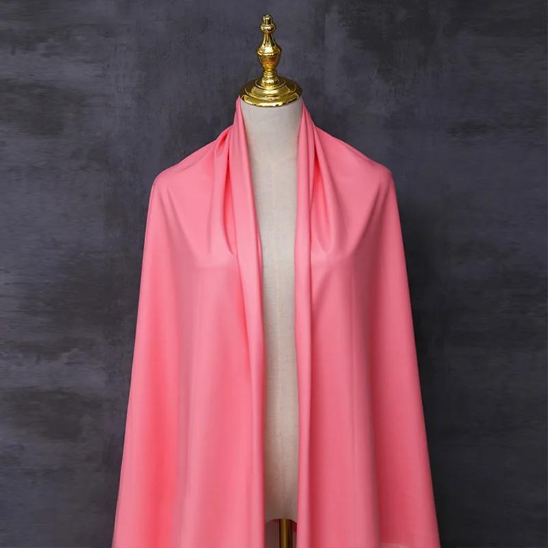 1/2/3/5M Matte Soft Leather Fabric Elastic 4-Way Stretch Faux PU Fabrics For Dress Clothes Upholstery  DIY Sewing Accessories