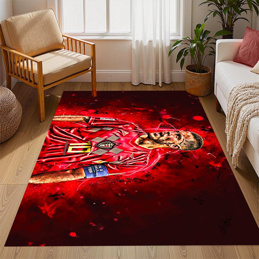 Belgian Football Star Carpet Perfect for Game Room Decorate room Outdoor Kitchen Anti-slip Rug Office home decor Perfect Birthday/Christmas Gift Idea