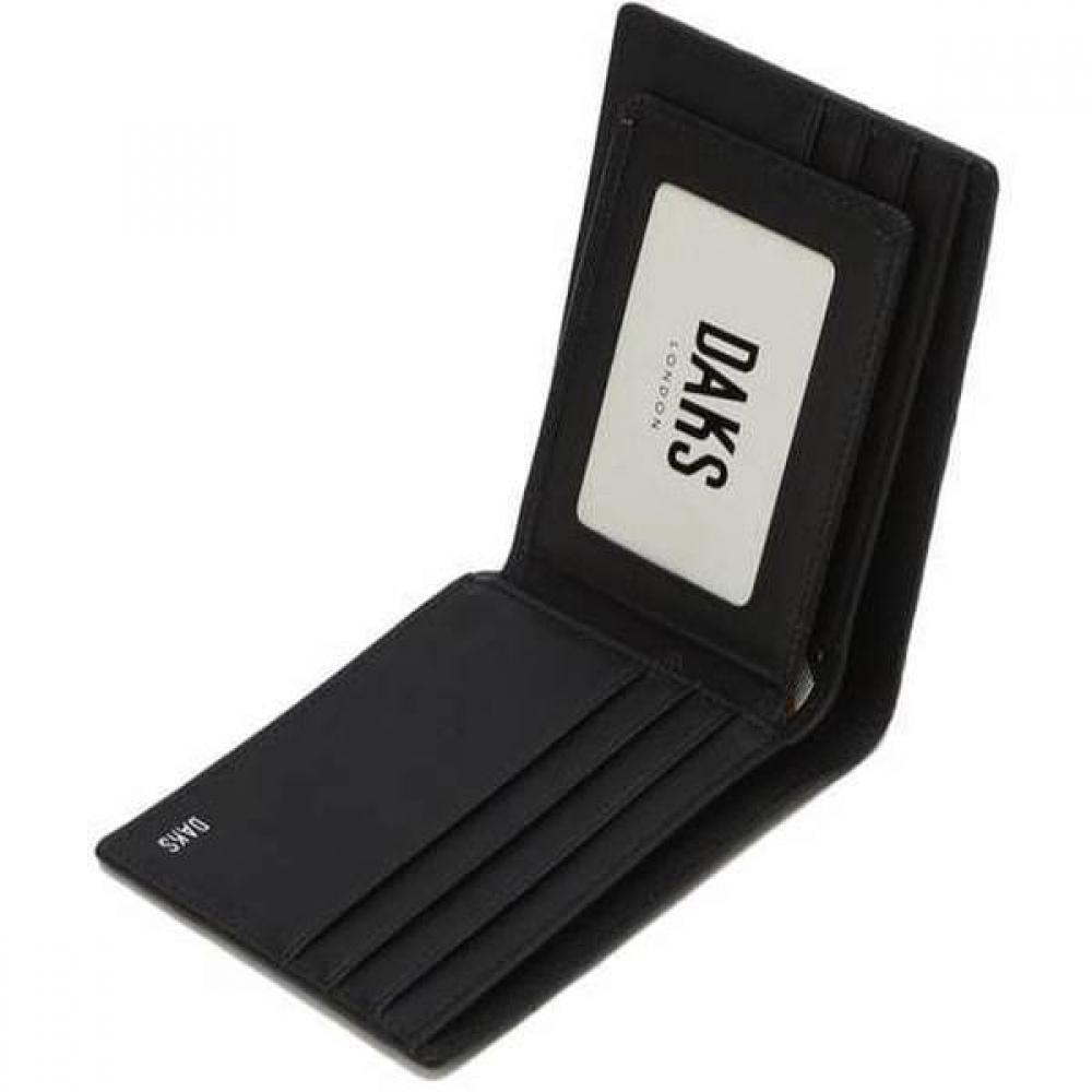 Daks Crocodile Leather Wallet Black Dbwa6f713bk