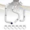 Silicone Radiator Coolant Hose Kit For Street Triple 765 R RS 2020-2022 White