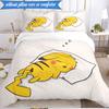 Cute Pika Adventure 3pcs K-pop music group Bedding set,Ideal for Bedroom, Dormitory,Including Duvet Cover And 2pcs Pillowcases,Fan gifts
