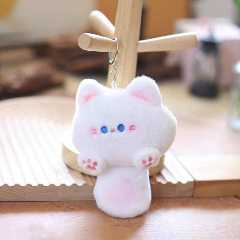 Милый милый котенок пельмени плюшевые игрушки кукла котенок сумка подвесной брелок кукла