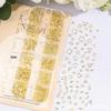 Геометрические аксессуары для нейл-арта: Металлические заклепки в коробке, Треугольные и квадратные рамы из сплава для DIY.