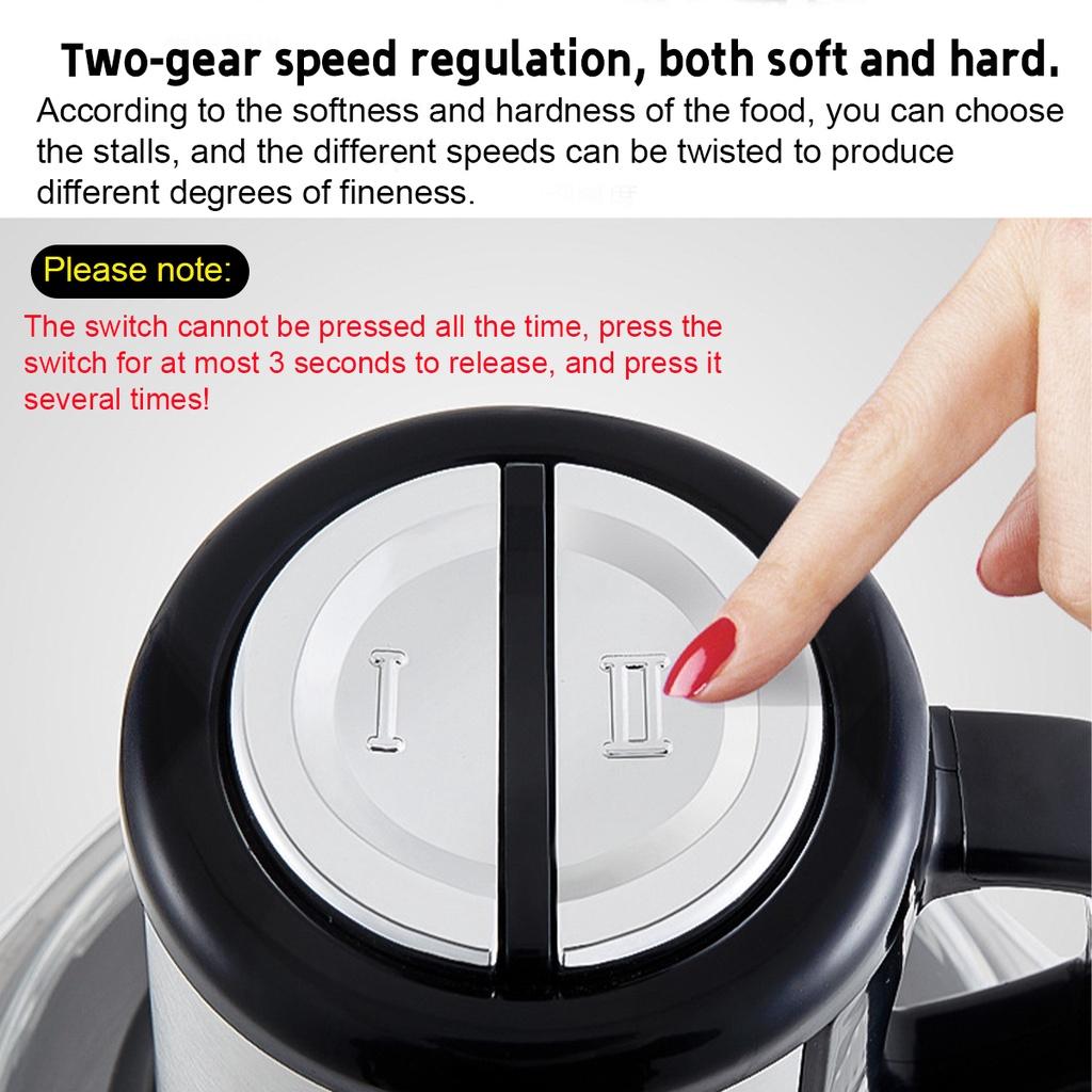 2 скорости, 450 Вт, 5 л, электрическая мясорубка, кухонный измельчитель, мясорубка из нержавеющей стали, кухонный комбайн, дробилка для чеснока, яйцеварка, слайсер