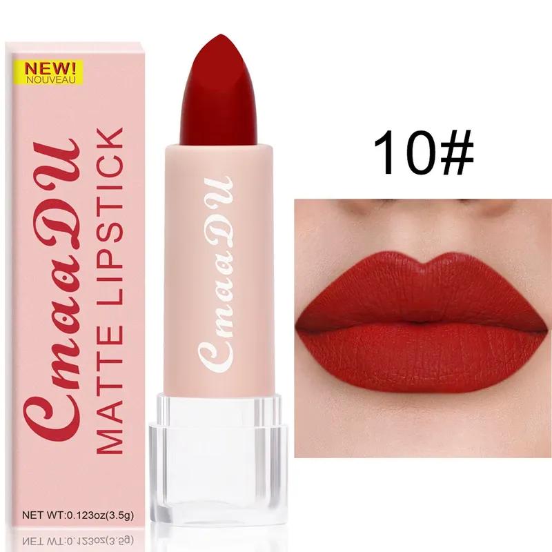 15 цветов матовая нюдовая коричневая губная помада водостойкая розовая помада с антипригарным покрытием сексуальная красная розовая бархатная помада женская косметика