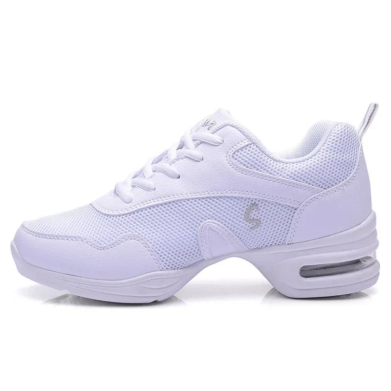 Женская танцевальная обувь с мягкой подошвой, женская обувь Breath Jazz Hip Hop, спортивные кроссовки, женская обувь для современных джазовых танцев для девочек