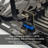 Motherboard Expansion Card USB3.0 Front 19PIN to 3.1 TYPE C Front Type E Adapter 20 to 19PIN