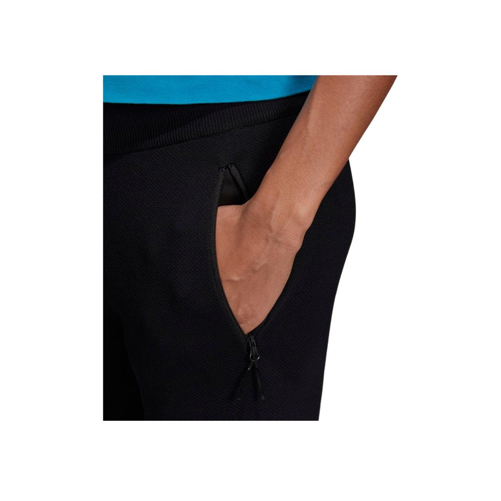 Adidas Однотонные обтягивающие повседневные брюки женские, черные DP3891