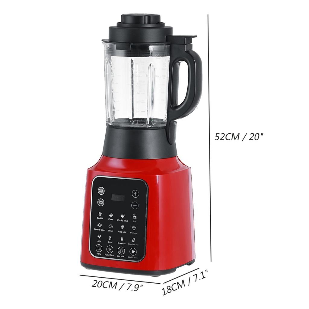 1.75L Professional Automatic Touchpad Timer Blender Mixer Juicer High Power Food Processor 8 Blades One-touch Cleaning Cooking