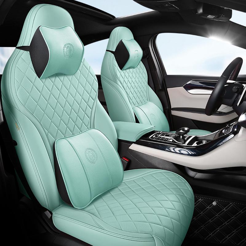 Чехол на сиденье из кожи для седана BYD Qin PLUS: 5-местный, всесезонный, полная защита