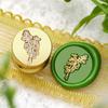 1.5cm Mini Plant Seal Stamp Leaf Rose DIY Sealing Wax Seal Decorative Greeting Cards/Invitations/Envelopes/Handbooks/Scrapbook