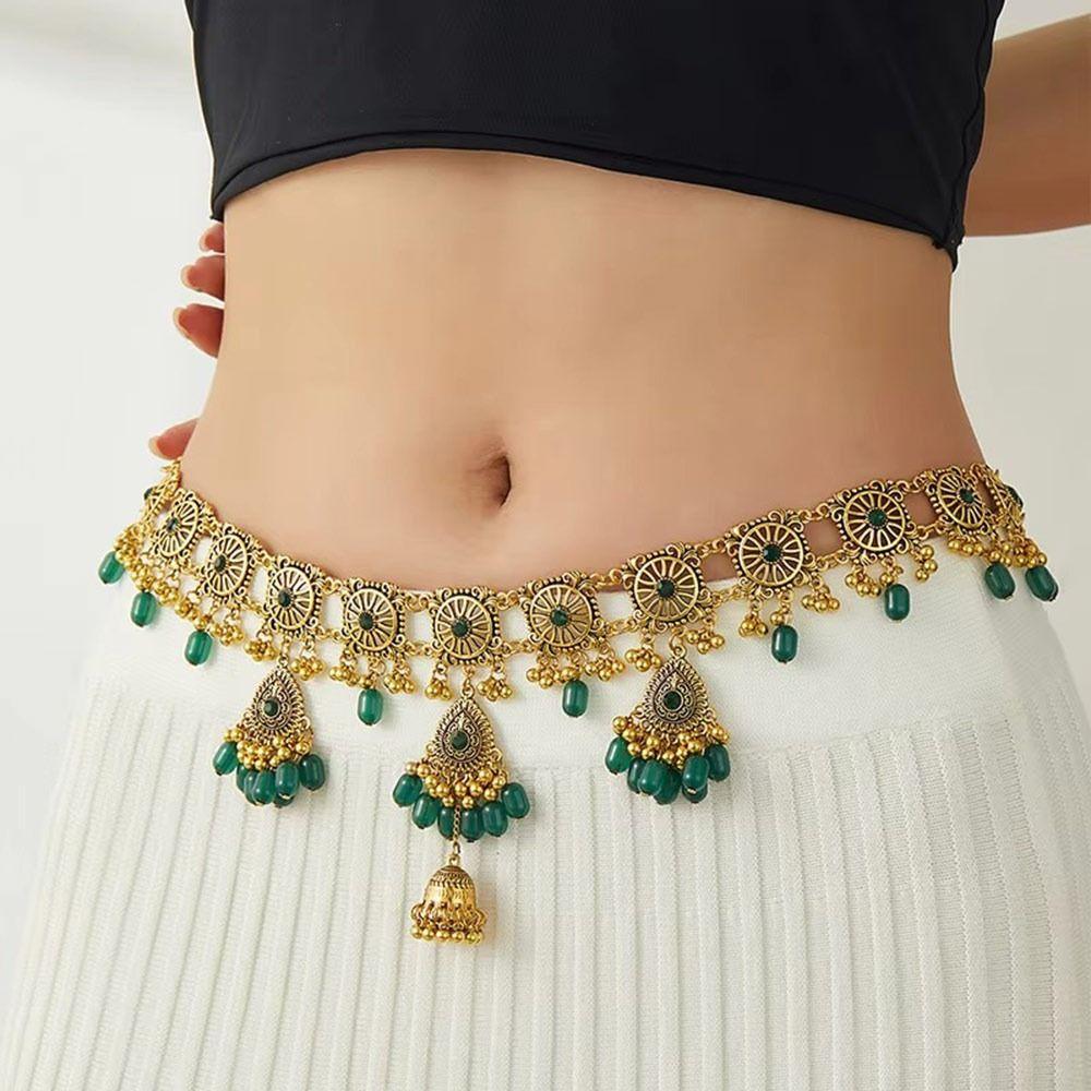 Handmade Waist Chain Bohemian Ethnic Body Jewelry New Resin Beads Chain Women