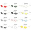 Fashion Design Small Frame Men and Women Sun Glasses Vintage Shades Eyeglasses Oval Sunglasses