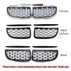 For BMW 3-Series E90 E91 2005-2008 Car Styling Diamond Grille Kidney ABS Front Hood Racing Grill Black Silver Auto Accessories