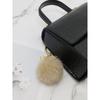 MAIA Mink Fur Keychain & Charm - Beige