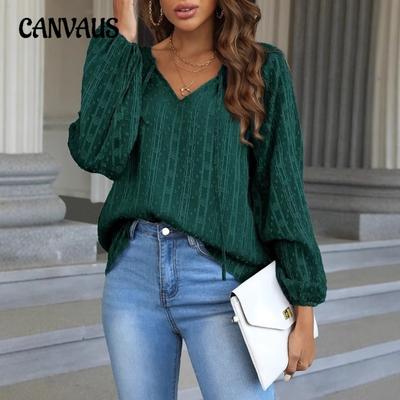 Женская новая зеленая кружевная рубашка с завязками сверху и нижним краем, одежда премиум-класса