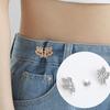 1/2PCS  Adjuster For Pants And Skirts Waist Tightener Bowknot Button Adjustable Waist Buckle For Jeans No Sewing Required