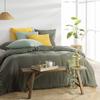Parure de lit - Housse de couette 220x240 cm - 2 taies 63x63 cm - Gaze de coton - Kaki