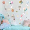 Детская комната спальня мультфильм животное воздушный шар настенная наклейка вход стена украшение красиво украшенный декоративный
