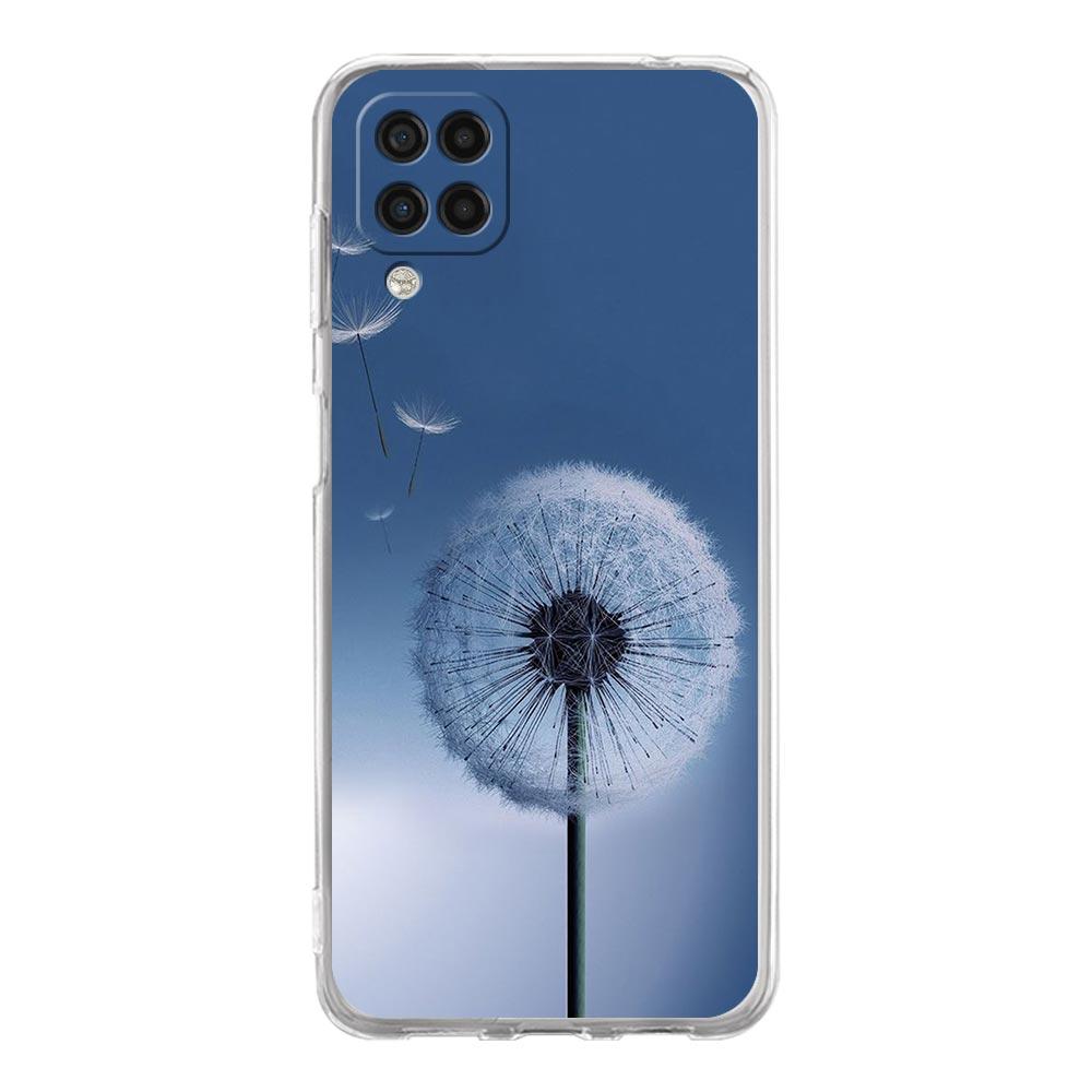 Чехол для телефона Samsung Galaxy A13 A33 A35 A55 A73 A53 A23 A51 A71 A21S A72 A31 A41 A05s A03S A15 A25 5G Чехол цветок Одуванчик