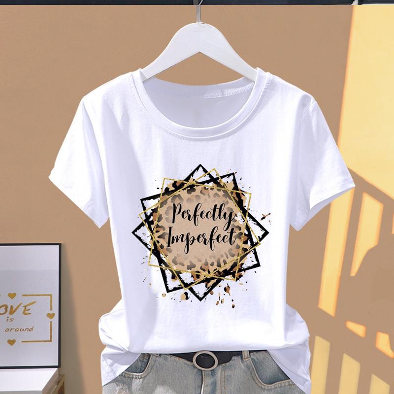 Modal Women Print Fashion Casual Leopard Print Trend Shortsleeved Tshirt Oversized T Shirt Oversized T Shirt Tops