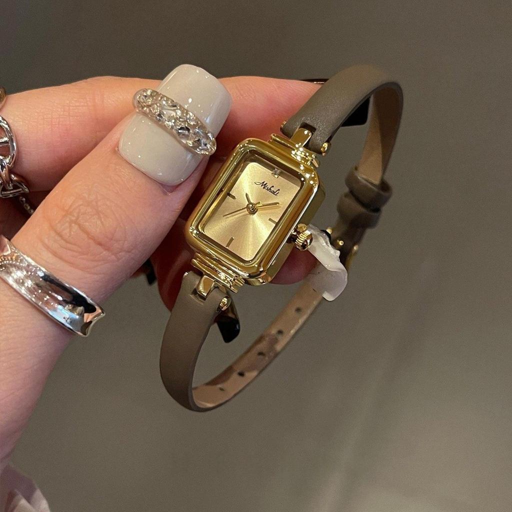 Small Dial Women'S Watch, New Model, Luxurious And Simple Square Quartz Watch For Women, High-Quality Ladies' Wristwatch.