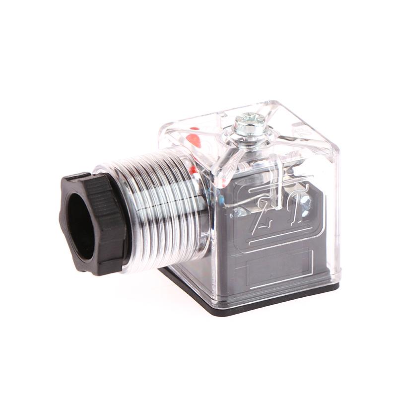 1 шт. DC24 вилка электромагнитной катушки гидравлический клапан прозрачное напряжение универсальные аксессуары