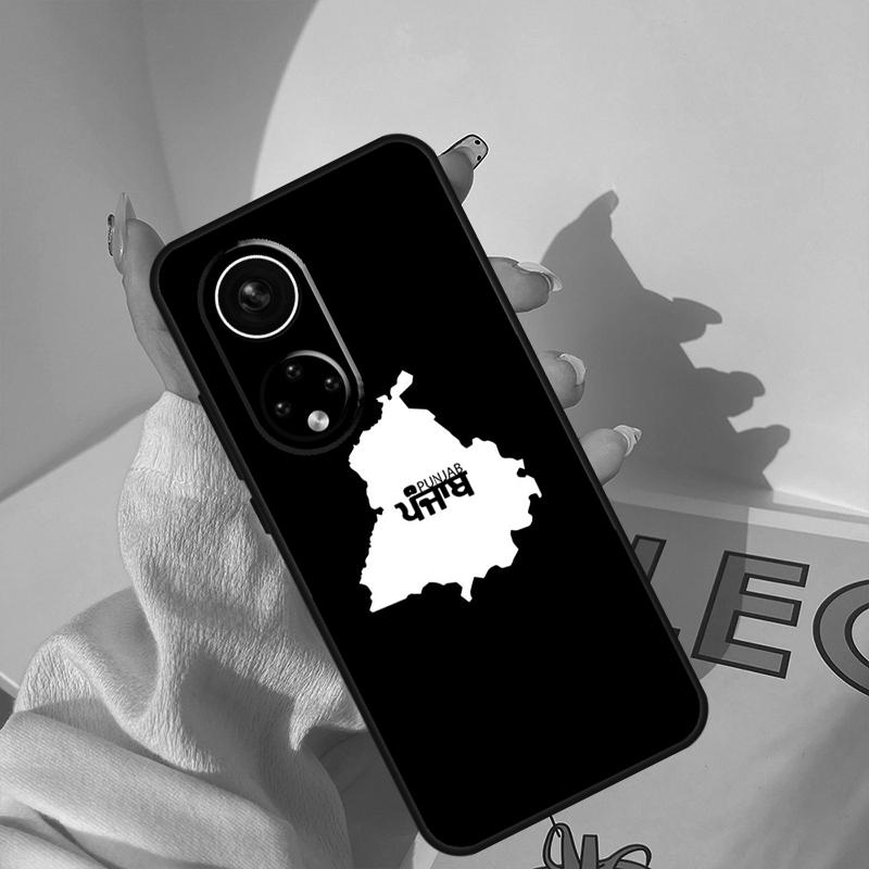 Punjab Map Case For Honor Magic 8 Pro 7 6 5 Lite Cover For Honor 200 400 50 70 90 X8a X8b X9a X9b X9c