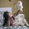 Simulated Plush Story Puppet Educational Stuffed Owl Toy Owl Hand Puppet For Children