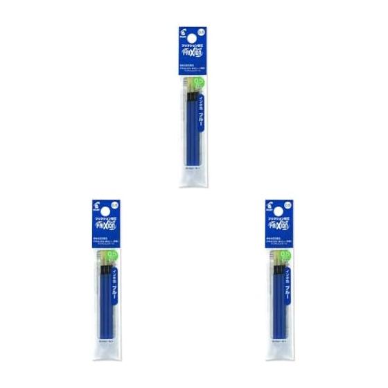 Стержень для ручки Pilot Frixion 0,5 мм, тонкий, многоцветный, синий, 3 штуки LFBTRF30EF3L (x 3)