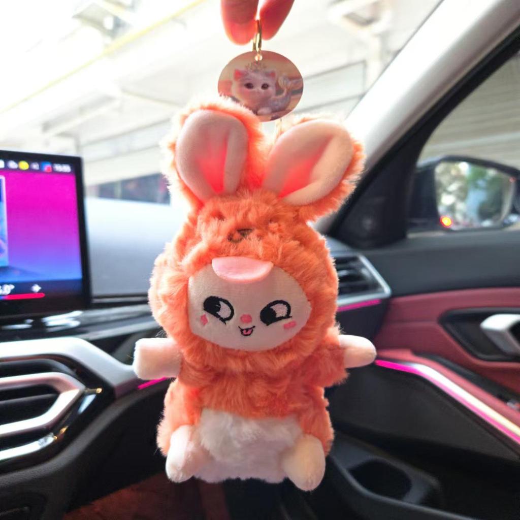 Dreamy Elf Bunny Keychain: Trendy Plush Pendant Toy
