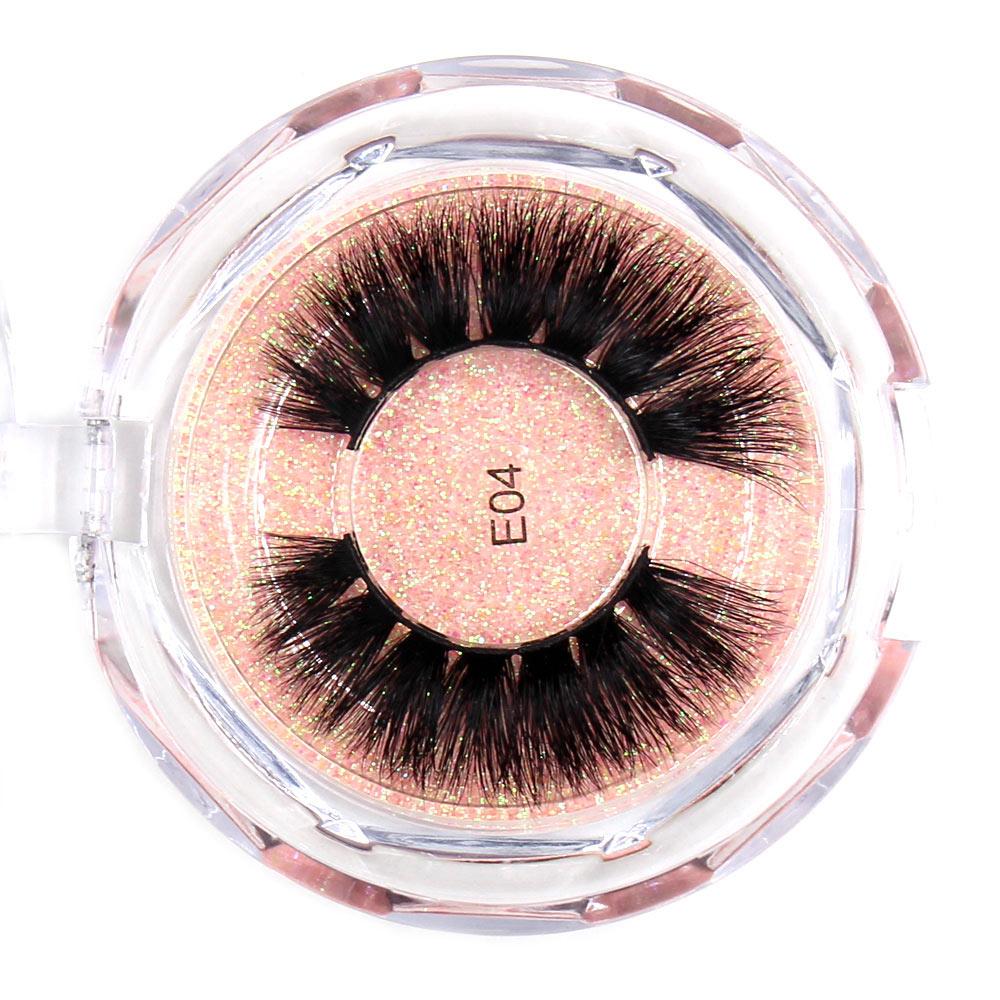 AMAOLASH Eyelashes Mink Lashes High Volume Thick False Eyelashes 3D Eyelash Extension Dramatic Soft Long Lasting Eye Lashes E01