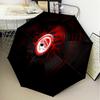 Olympiacos Fc Team Crest Automatic Folding Umbrella - 8-Rib Travel Umbrella with Auto Open/Close & Portable Gifts for holidays or birthdays