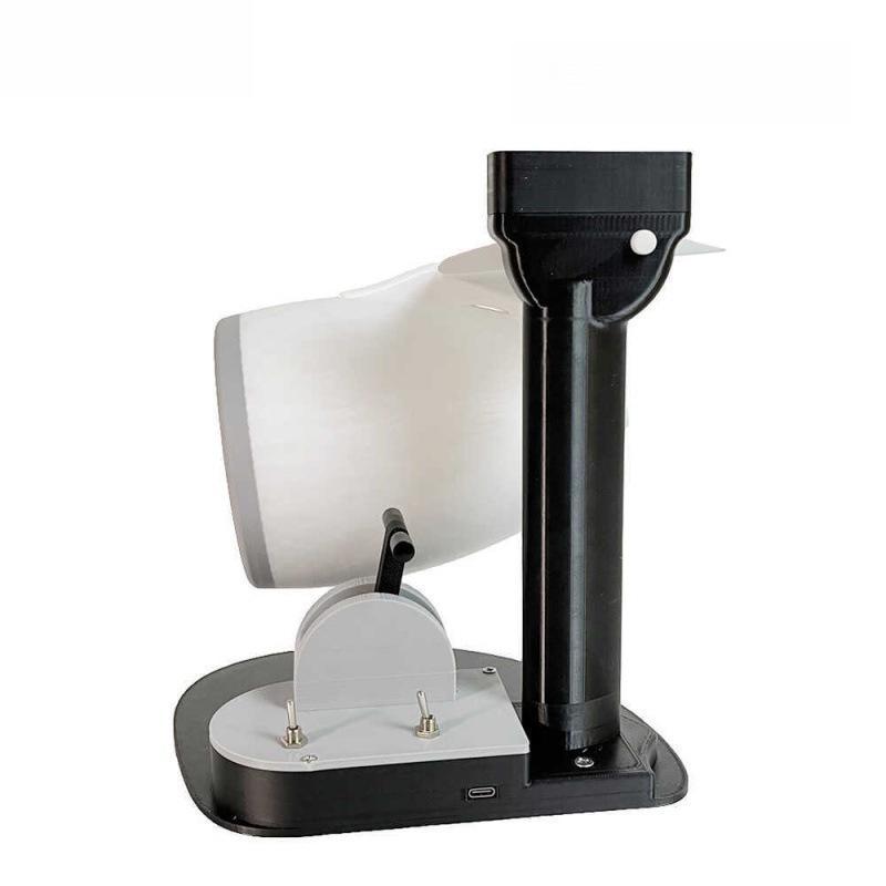 Desktop Turbo Fan with Humidifying Spray and Red Tail Light