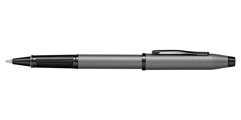 Cross Ручка-роллер Century II Цвет Gunmetal Gray с Премиальной Подарочной Коробкой Medium, Идеальный Подарок на День или для Акции, Чернила на Водной Основе, Наконечник, Отца
