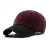 Korean Fashion Patchwork Baseball Cap for Men Women Spring Summer Breathable Peaked Cap Outdoor Sun Protection Peaked Hat Unisex Casual Sports Cap