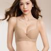 Traceless underwear women's small breasts gather and show large, no steel ring anti-sagging new polka dot bra cover
