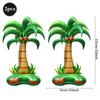 2Pcs Giant Tropical Fruit Foil Balloon Standing Pineapple Watermelon Strawberry Balloon Coconut Tree Aloha Beach Party Supplies