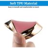 for KIA Key fob cover, Telluride Sorento Sportage, Leather, Pink | Soft TPU, Keychain, Full Protection, For Telluride Sorento X-Line K4/K5 GT-Line