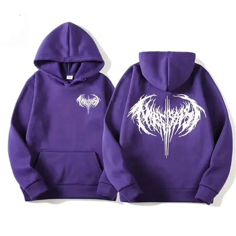 Мужские худи с графическим принтом в стиле рэпера, ретро-хип-хоп, модные худи оверсайз, уличная одежда.