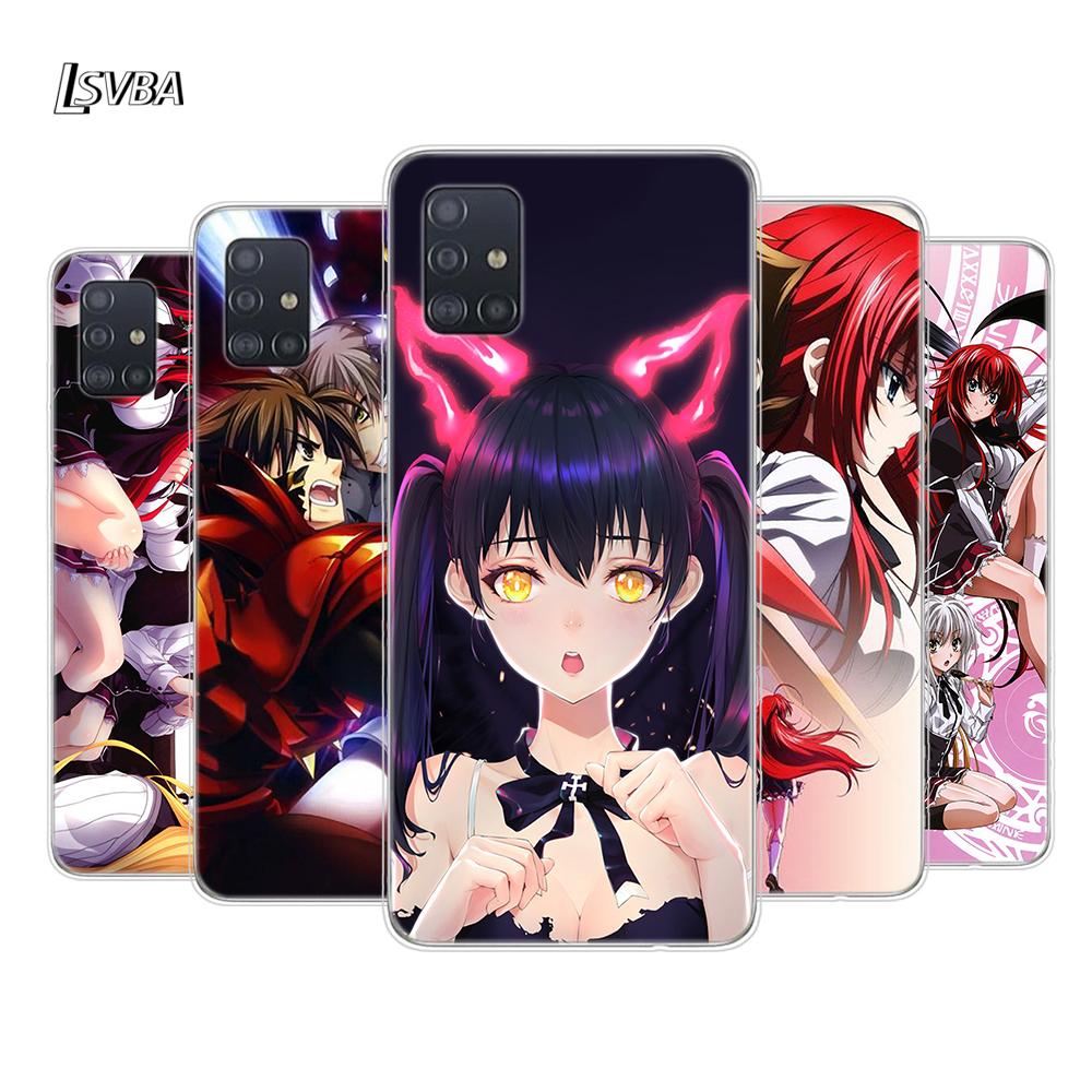High School Dxd Anime Cartoon For Samsung Galaxy A01 A11 A12 A22 A21S A31 A41 A42 A51 A71 A32 A52 A72 A02S Soft Phone Case