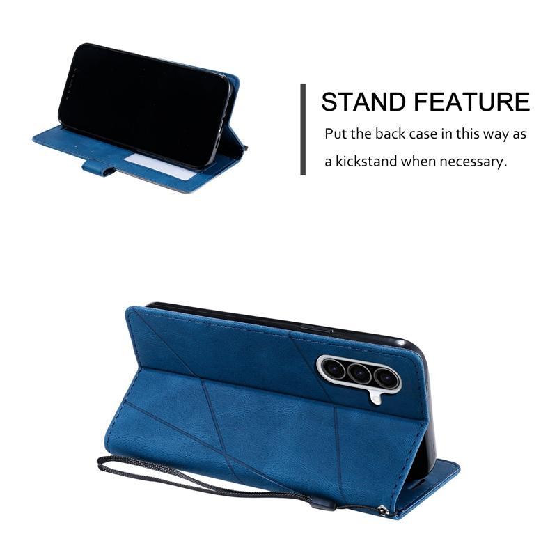 Для Coque Samsung A16 5G Cover Роскошный флип-кошелек кожаный чехол для Funda Samsung Galaxy A16 A56 A36 A26 5G A06 чехол для телефона сумка