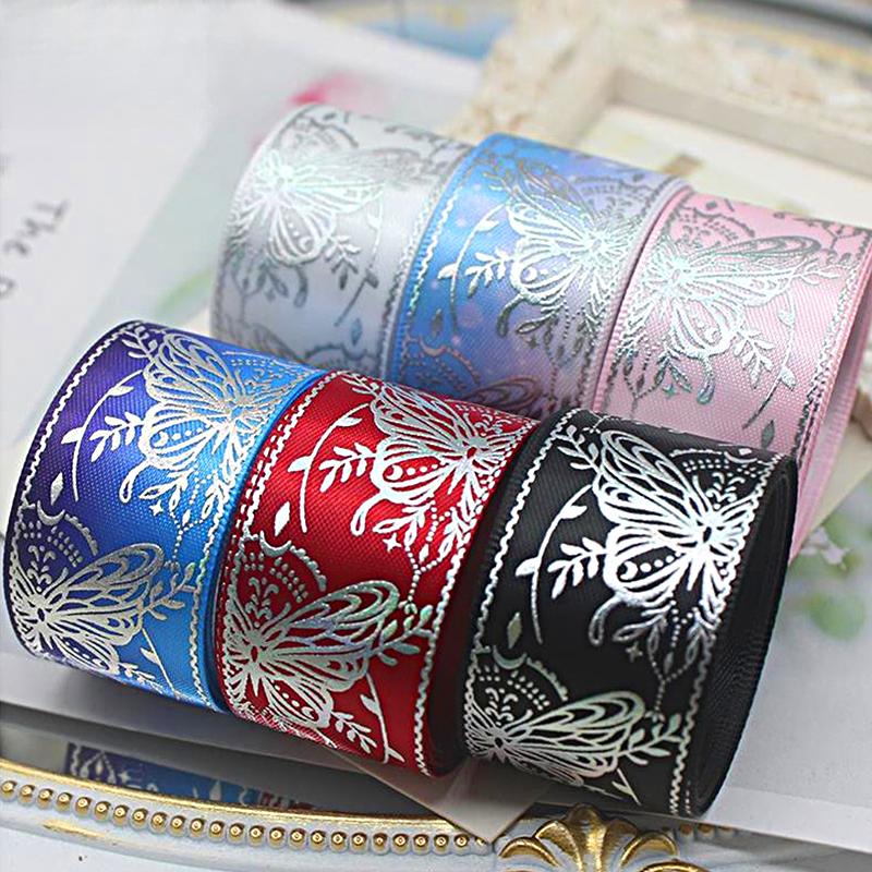 2,5 см*1 м/рулон обертка DIY несколько цветов декоративный узор горячего тиснения брошь значок градиент головной убор шляпа 9 цветов