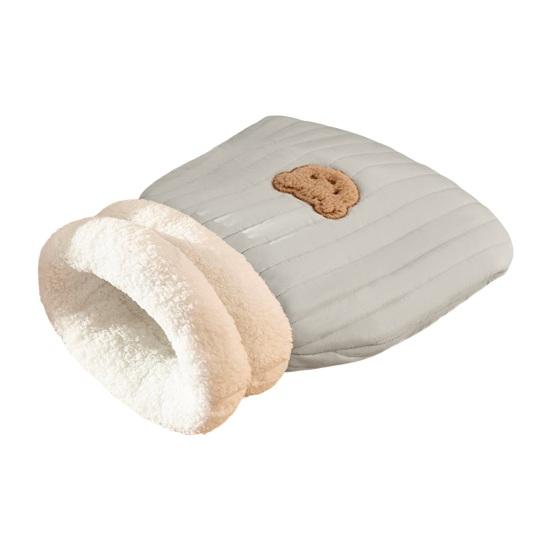 Спальный мешок для кошек, теплая кровать для домашних животных, уютный домик для кошек, флисовая палатка, гнездо для домашних животных, карманный мешок для сна на осень и зиму для домашних кошек