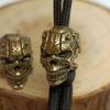 Mechanical Skull Head Brass Knife Beads EDC DIY Paracord Woven Bracelet Lanyard Pendant Accessories Outdoor Tool Hangings Charms