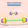 Children's Plastic Weightlifting Toy Set: Toddler Barbells & Dumbbells for Sensory Integration and Exercise