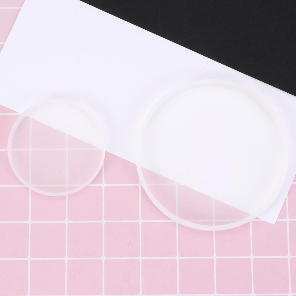 Craft Silicone Fluid Arts Cup Mad Jewelry Making Mould Round Epoxy Resin Casting Molds Coaster Mold