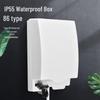 Type 86 Heightened Waterproof Outlet Box Cover with Lock