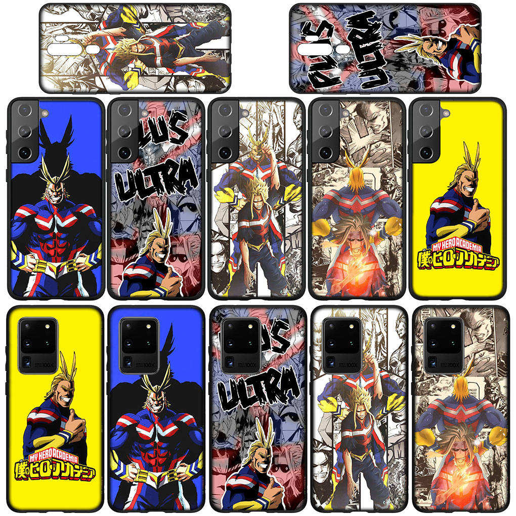 Для Samsung Galaxy S24 S23 iPhone 16 15 14 Xiaomi Redmi Note 13 12 11 10 8 Plus 9 Pro Max X XR чехол для телефона My Hero Academia All Might OPPO Huawei Cover
