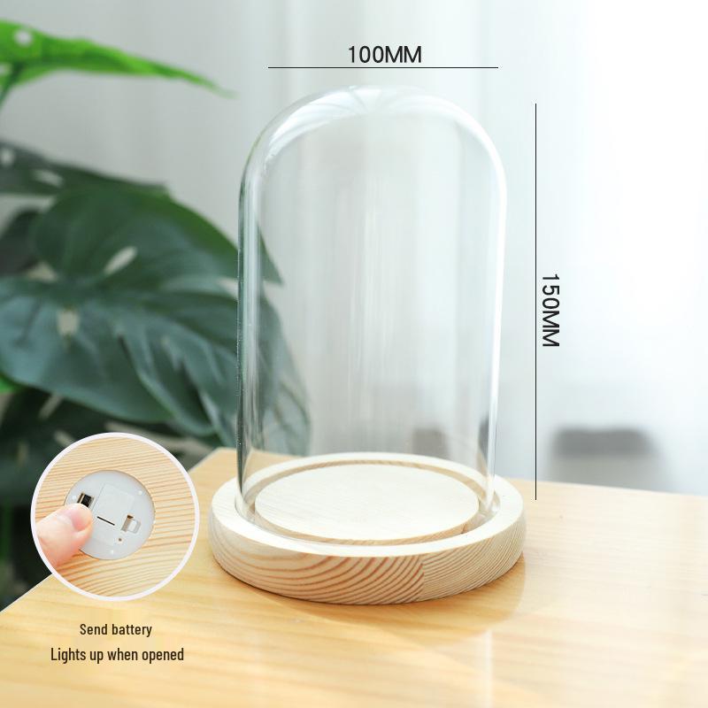 Стеклянный купол с Санта-Клаусом: Креативное рождественское настольное украшение